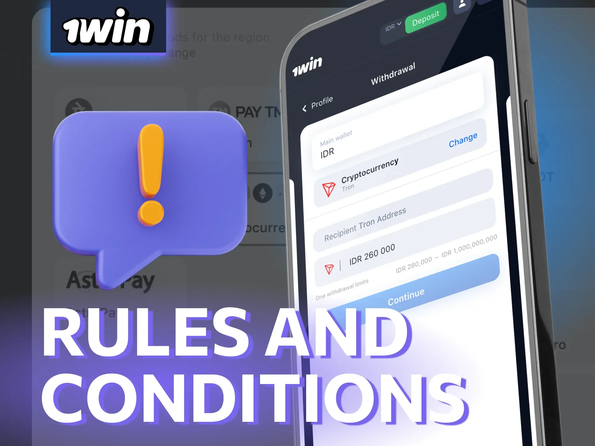 Follow 1win rules for secure withdrawals and fast payouts.